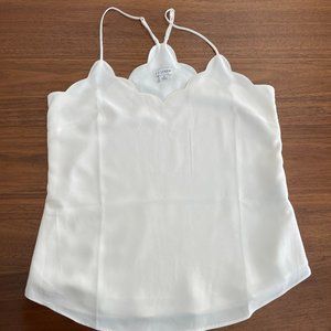 J Crew Scalloped Edge Cami